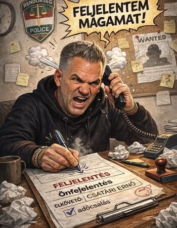 Csatári agya a kampány végére ledobta a láncot, adócsalással jelentette fel saját magát