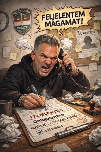 Csatári agya a kampány végére ledobta a láncot, adócsalással jelentette fel saját magát