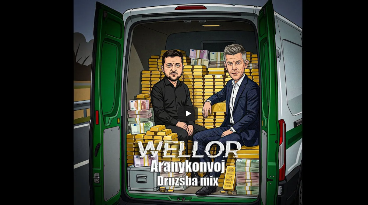 Mától ez a csengőhangunk – Wellor megénekelte az ukrán aranykonvojt is