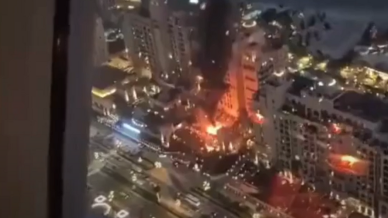 Drónok támadták Dubaj belvárosát – videó a helyszínről