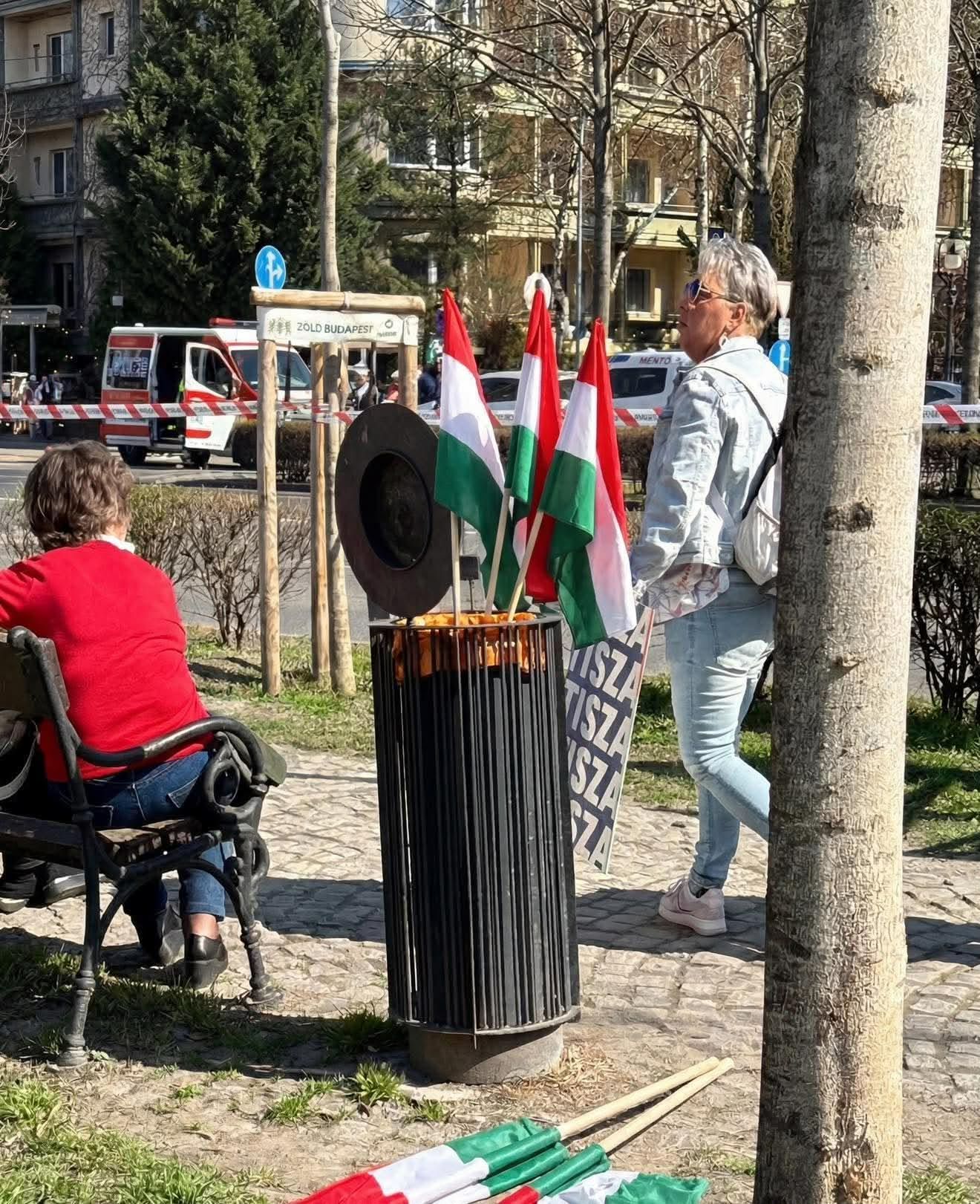 Kukában a magyar zászló? Feljelentés a március 15-i események miatt