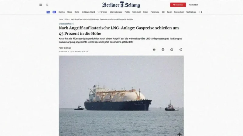 Aggódnak Németországban: Katar leállította az LNG-t, az árak 45%-kal emelkedtek