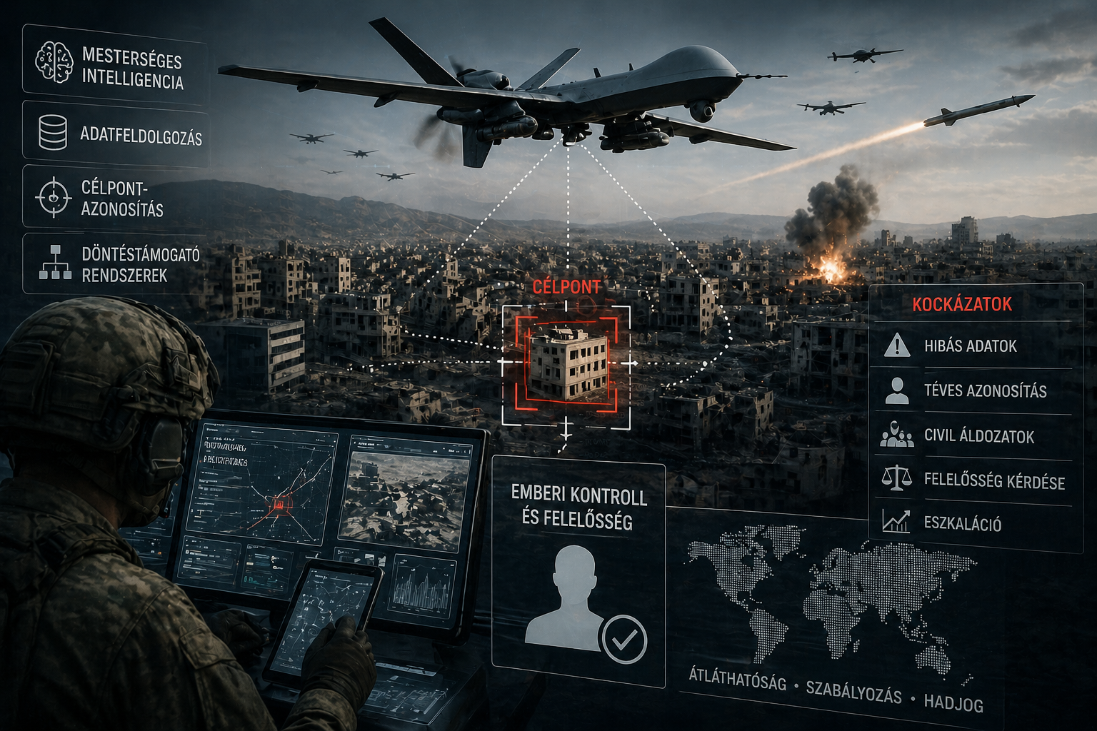 Autonóm fegyverrendszerek és az MI-hadviselés kockázatai