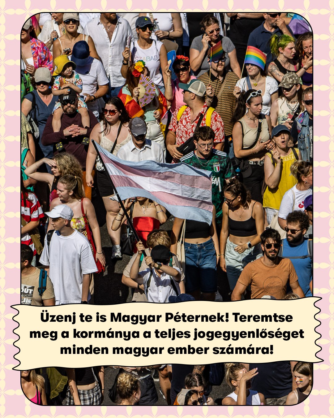 Budapest Pride: Magyar Péter teremtse meg a teljes jogegyenlőséget mindenki számára ebben az országban!