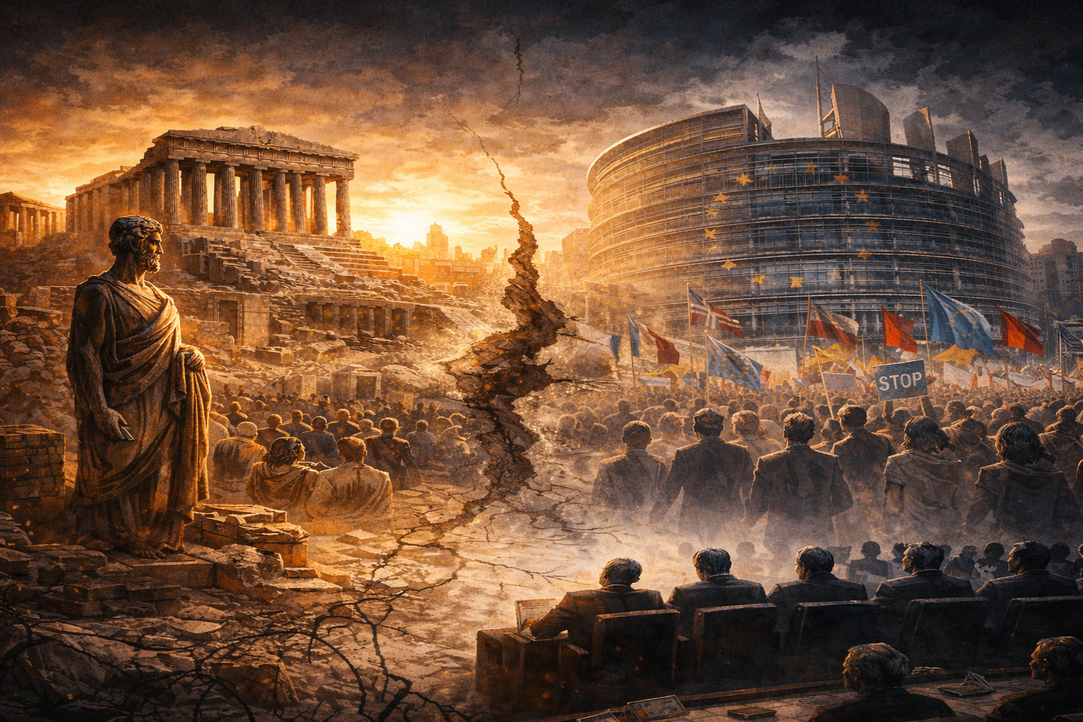 Az athéni tükör: a demokrácia belső eróziója az ókortól napjainkig