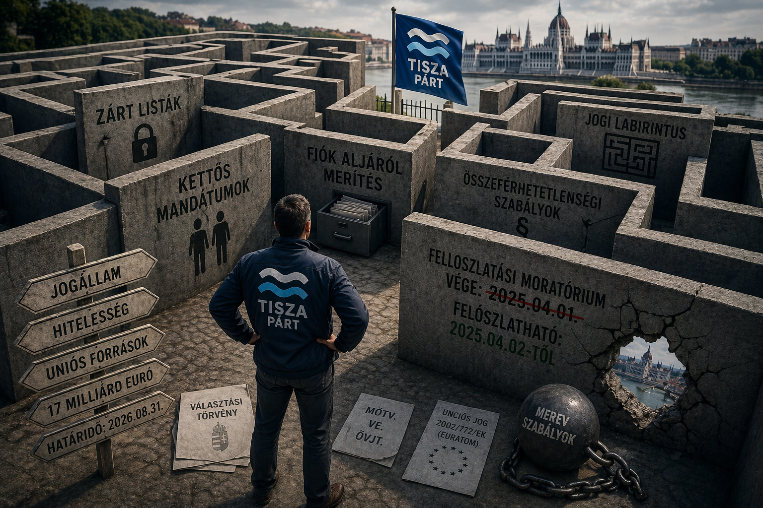 A 17 milliárd eurós csapda: Hogyan vált a Tisza Párt győzelmi listája kormányzati teherré?
