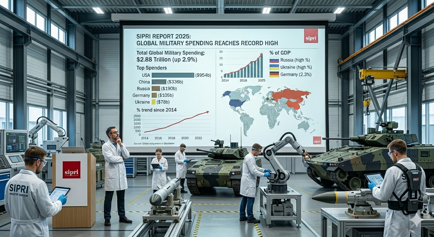 A globális katonai kiadások új rekordot döntöttek tavaly