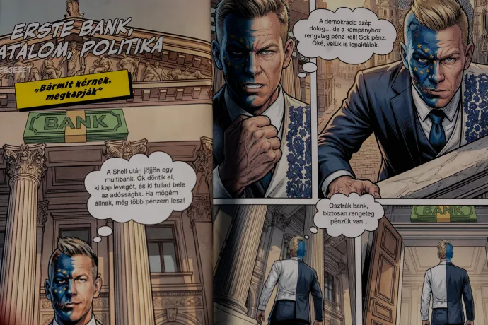 Pert indít az Erste Bank a Magyar Péterről szóló képregény miatt