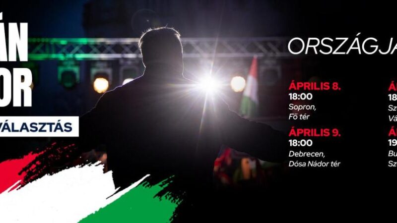 Budapestre ér a választás előtti napon Orbán Viktor országjárása