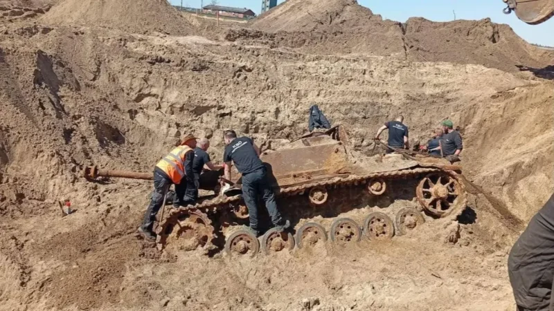 Második világháborús StuG III G rohamlöveget találtak egy német katonai repülőtéren