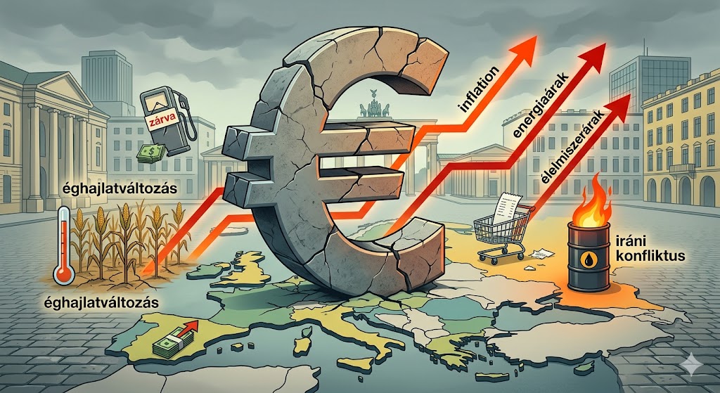 Az energiaválság és a klímasokkok kettős szorításában vergődik az európai gazdaság