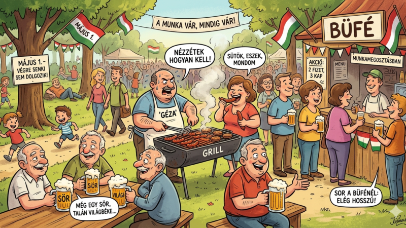 Május 1. – a nap, amikor a munka ünnepén végre senki sem dolgozik azon, hogy úgy tűnjön, mintha dolgozna