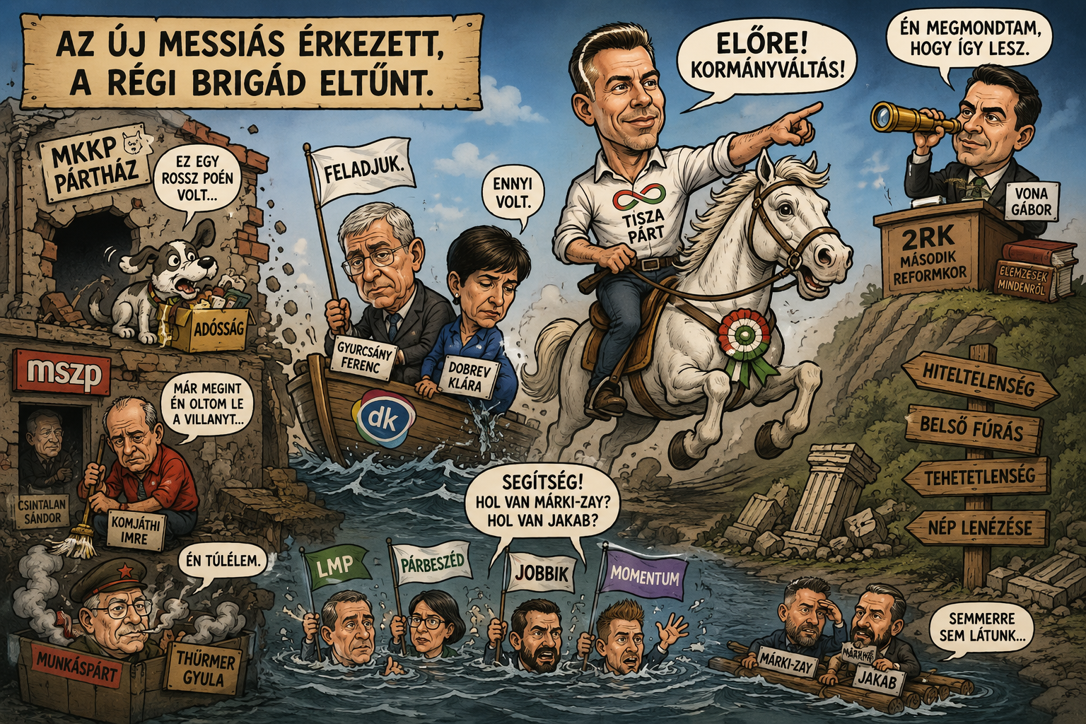 Így tarolta le a Tisza az óellenzéket és a kamupártokat