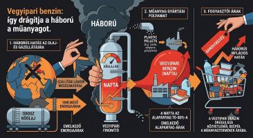 Vegyipari benzin a Hormuz-sokk, amely a magyar műanyagig elér