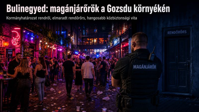 Bulinegyed régen és most: rendőrőrs, budapesti közbiztonság