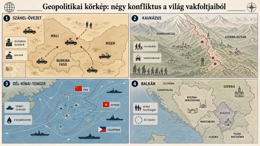 Geopolitikai körkép: négy konfliktus a világ vakfoltjaibó
