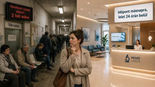 Magánlabor vagy két hét várakozás: a magyar vérvétel kettős rendszere