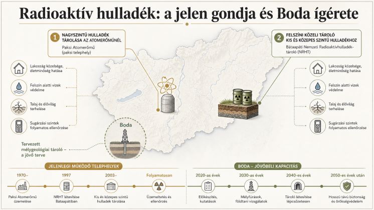 Bátaapátitól Püspökszilágyig: a radioaktív hulladék elhallgatott gondjai