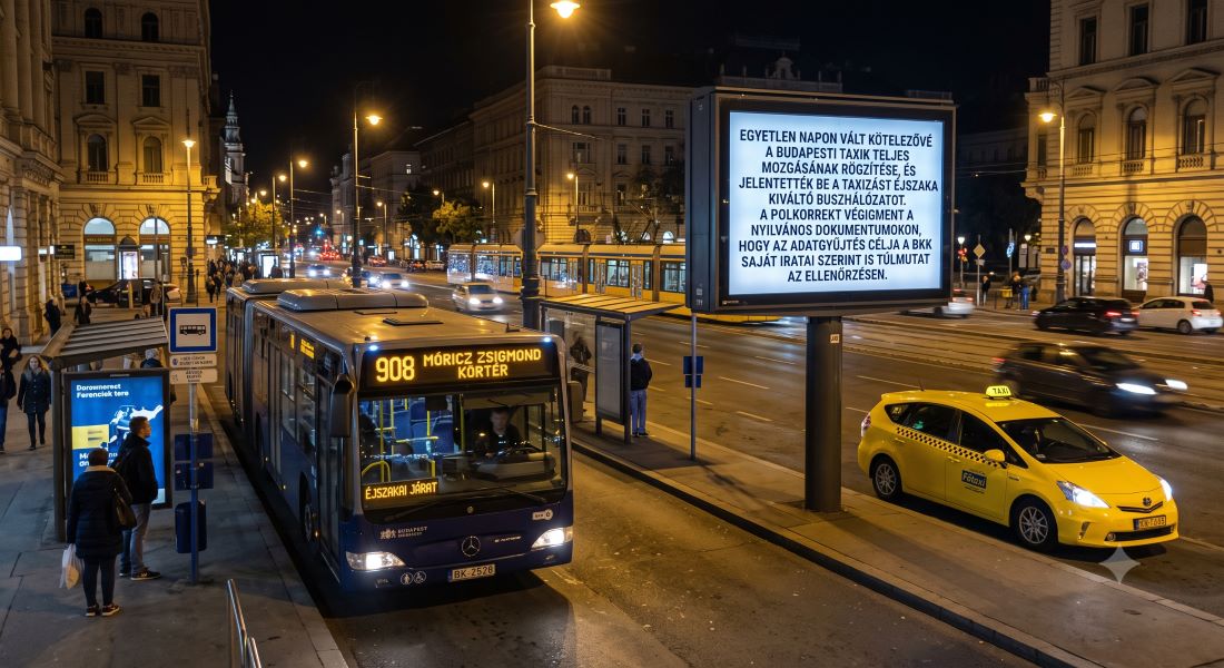 TaxiTrack: mire készül a BKK a taxisok adataival?