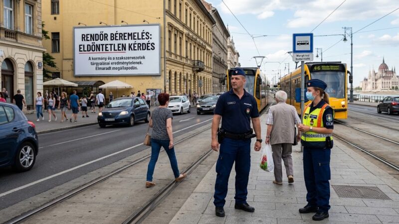 Rendőr béremelés: nincs összeg, nincs dátum, és a sztrájk sem az, aminek mondják