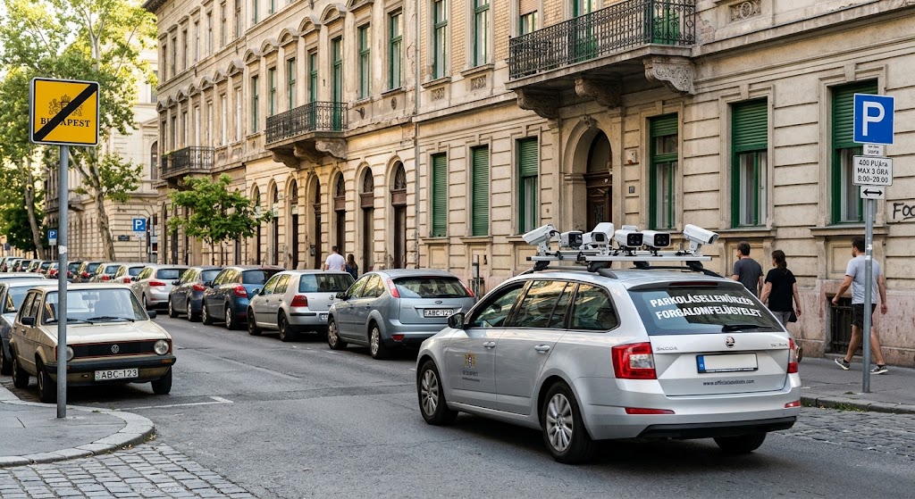 Kamerás parkolásellenőrzés: ki kezeli majd a rendszámadatokat, és meddig?